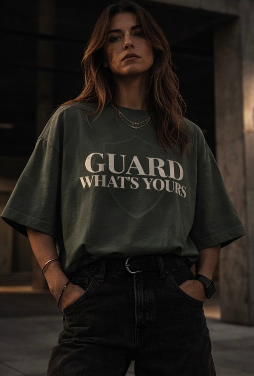 Guard What’s Yours Heavyweight Oversized Tee – Premium Streetwear