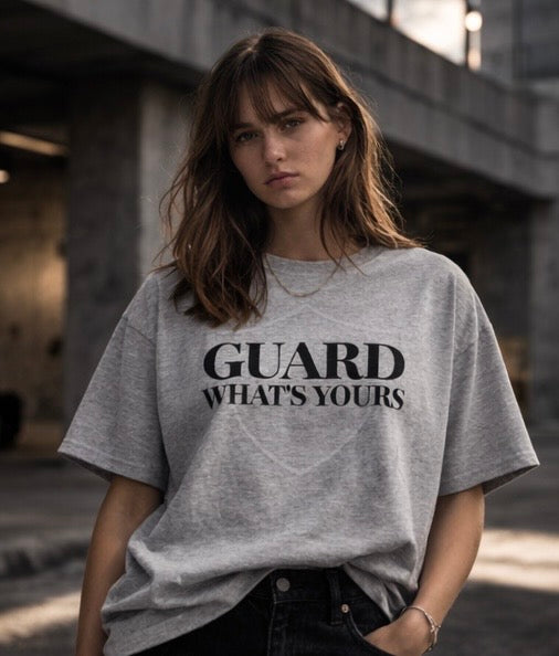 Guard What’s Yours Heavyweight Oversized Tee – Premium Streetwear