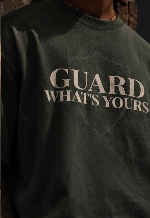 Guard What’s Yours Heavyweight Oversized Tee – Premium Streetwear