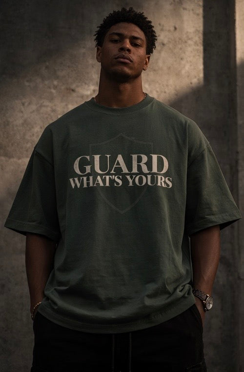 Guard What’s Yours Heavyweight Oversized Tee – Premium Streetwear